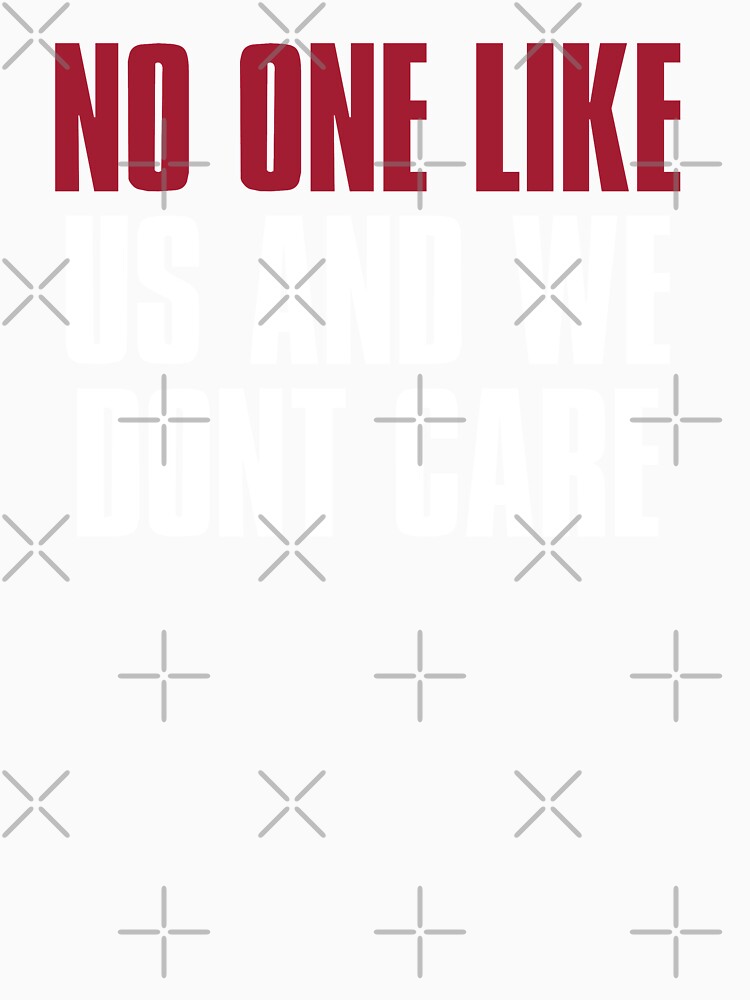 No One like Us and We dont care, Atlanta Sports Red by elhefe