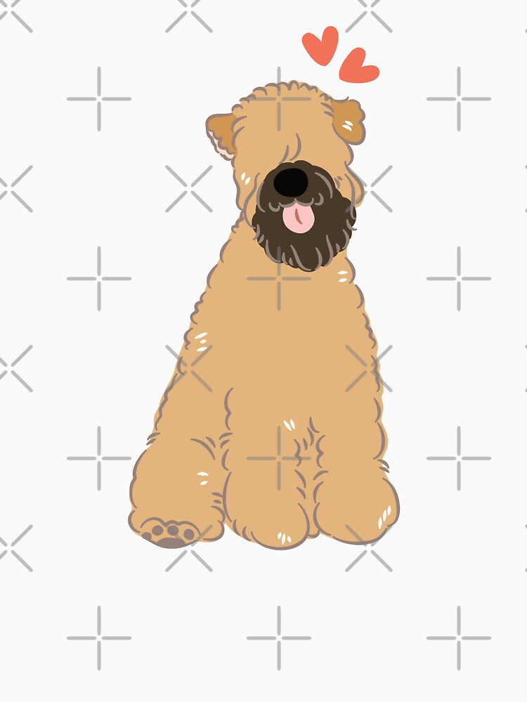 Love Gold Soft Coated Wheaten Terrier by Lulupainting