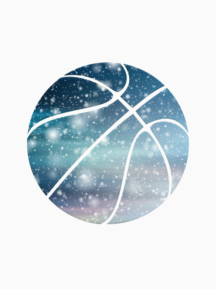 Abstract Basketball Design - Motivational Sports - Winter Sky Stars by Gaming x Sports