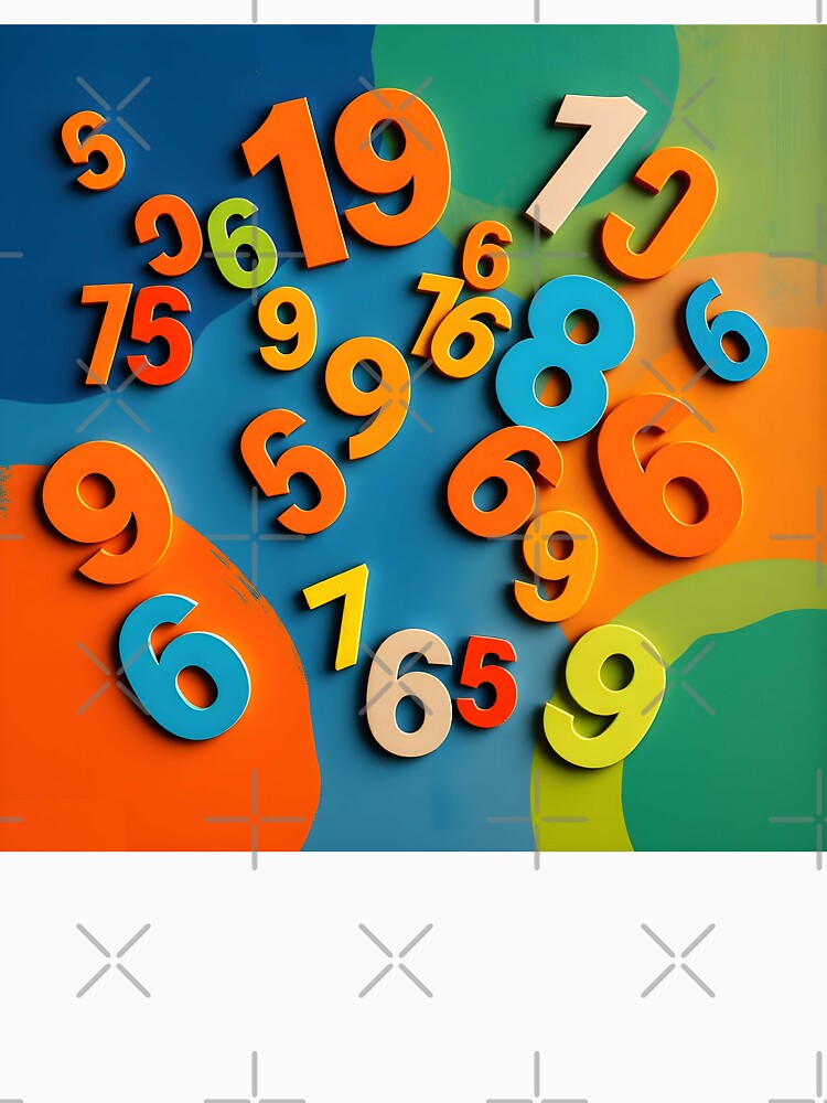 Numbers 6 by HebaRK Studio