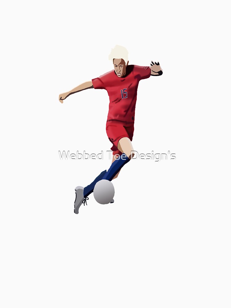 USA's Megan Rapinoe by Webbed Toe Design's