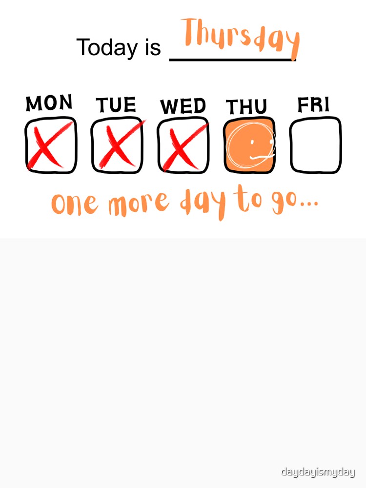 Working on Orange Thursday by daydayismyday