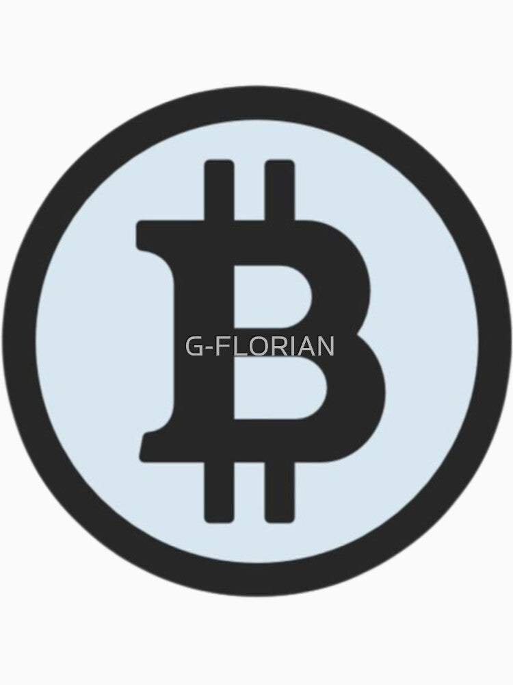 Bitcoin cryptocurrency Design by G-FLORIAN