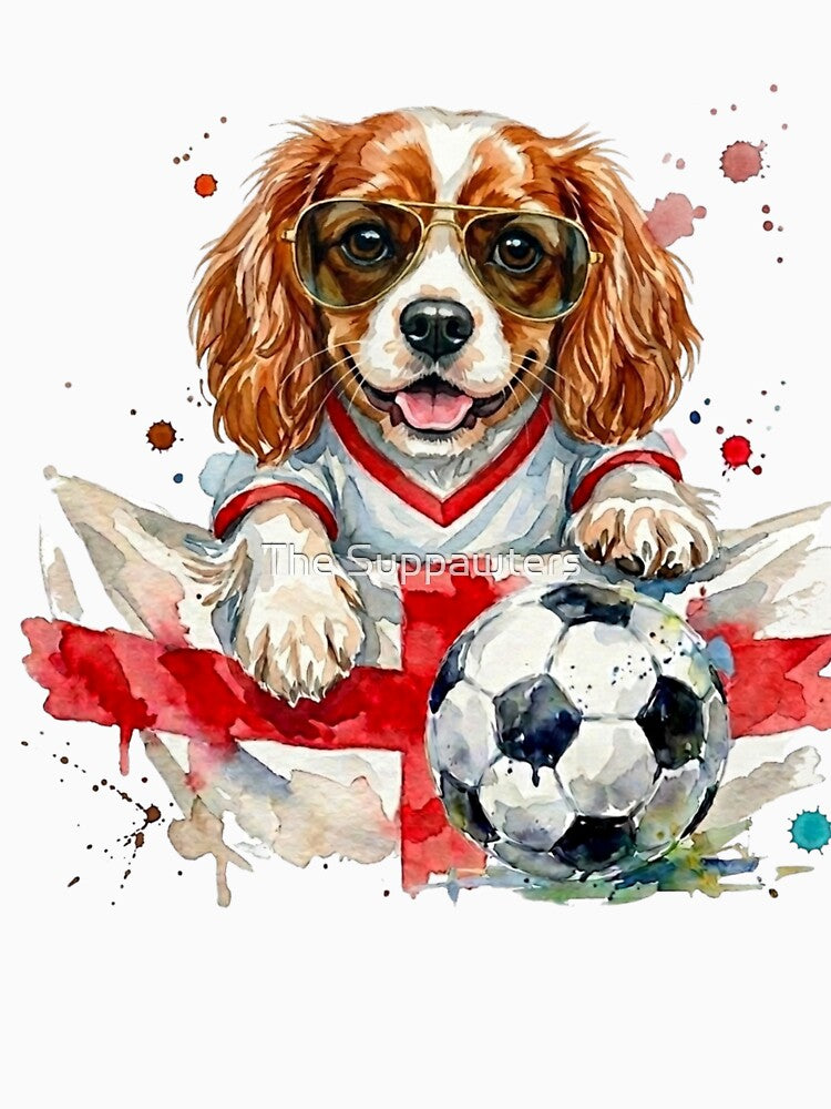 Cavalier King Charles spaniel World Cup England Suppawter by The Suppawters
