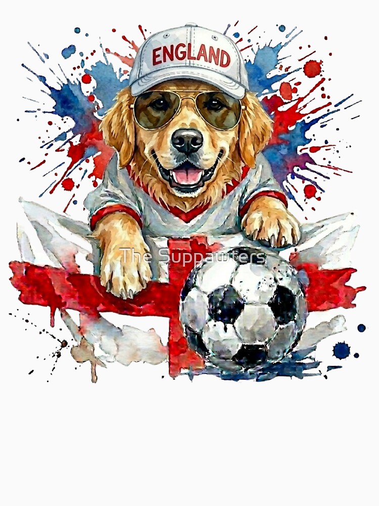 Golden retriever World Cup England Suppawter by The Suppawters