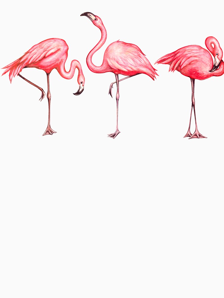 Flamingo Pattern - Black by Kelly  Gilleran