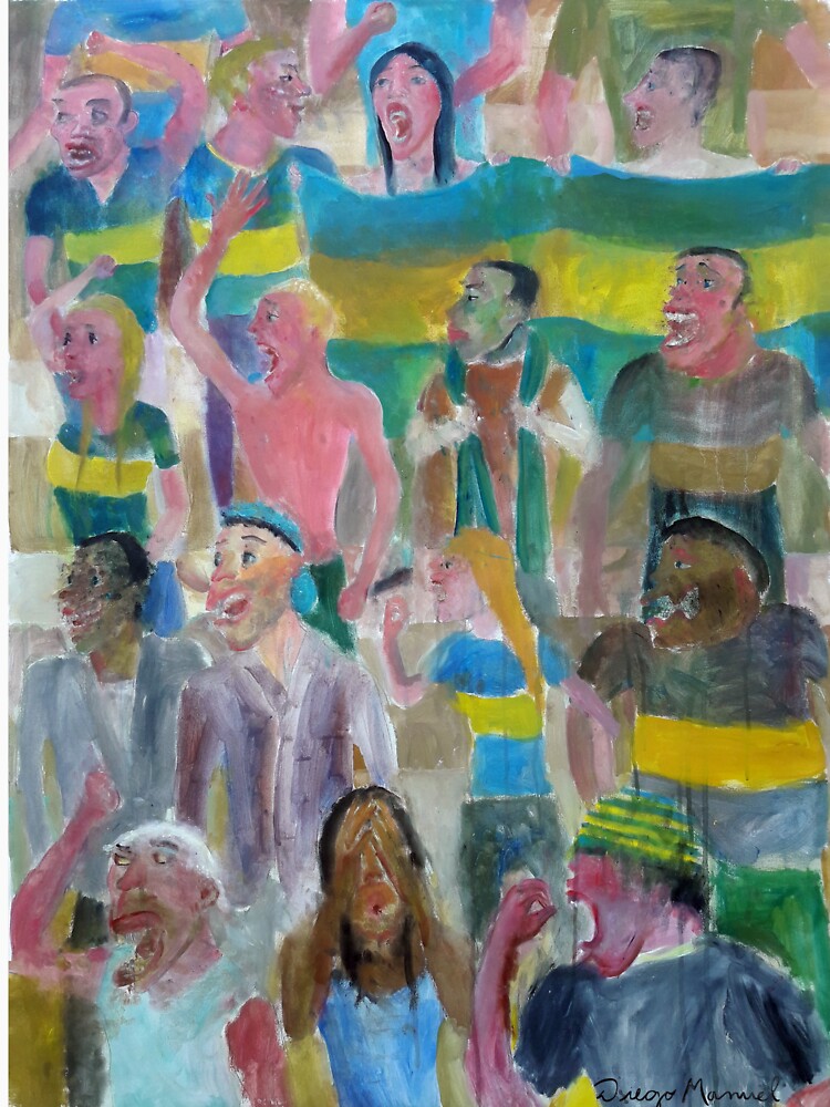 The sportsfans. Argentine soccer by Diego Manuel Rodriguez