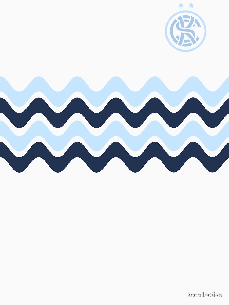KC Soccer Blue Waves by kccollective
