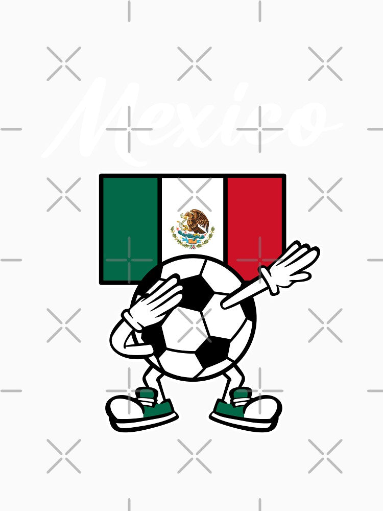 MEXICO - Dabbing Football Soccer Ball - MEXICO by Darling DeDe