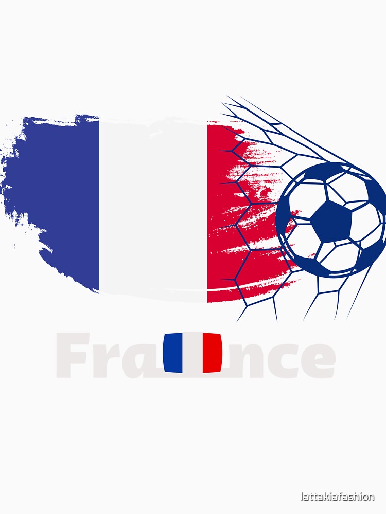 fracnce national team sticker and t-shirt by lattakiafashion