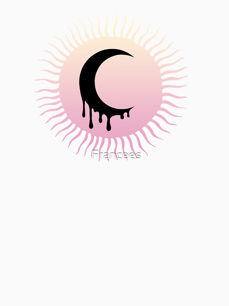Melting moon with sun by Fran Fryberg