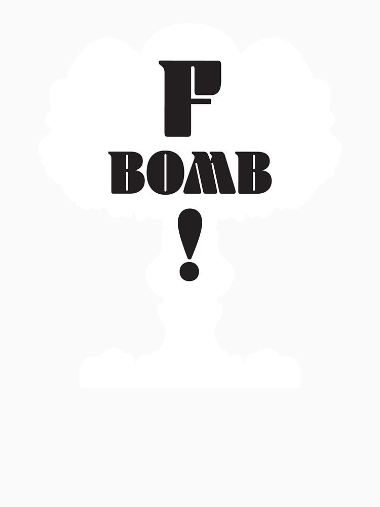 F-Bomb Retro Print Double Meaning Unisex design by Lisbob