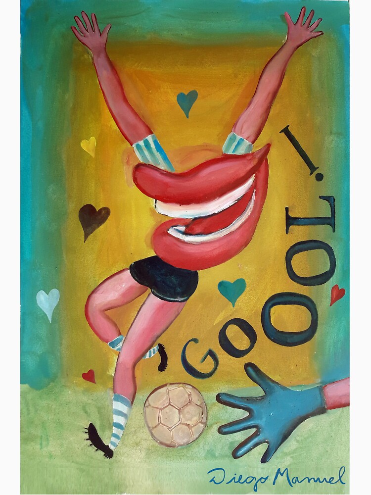 Goal and heart 2 by Diego Manuel Rodriguez