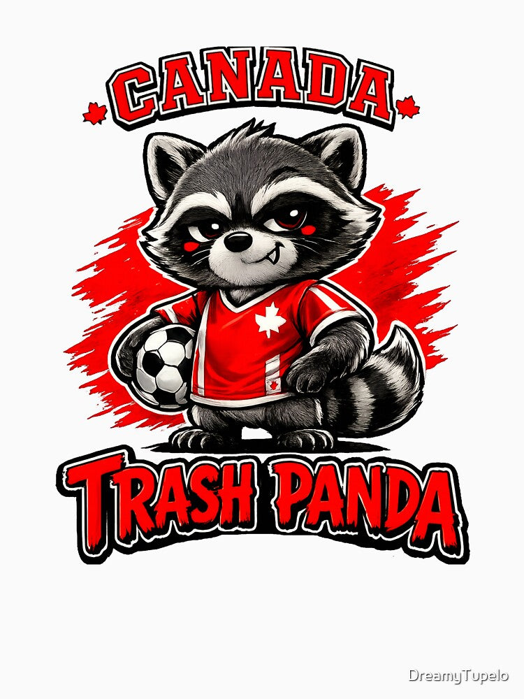 Cute Trash Panda Soccer Raccoon Toronto Kawaii Animal Gift by DreamyTupelo