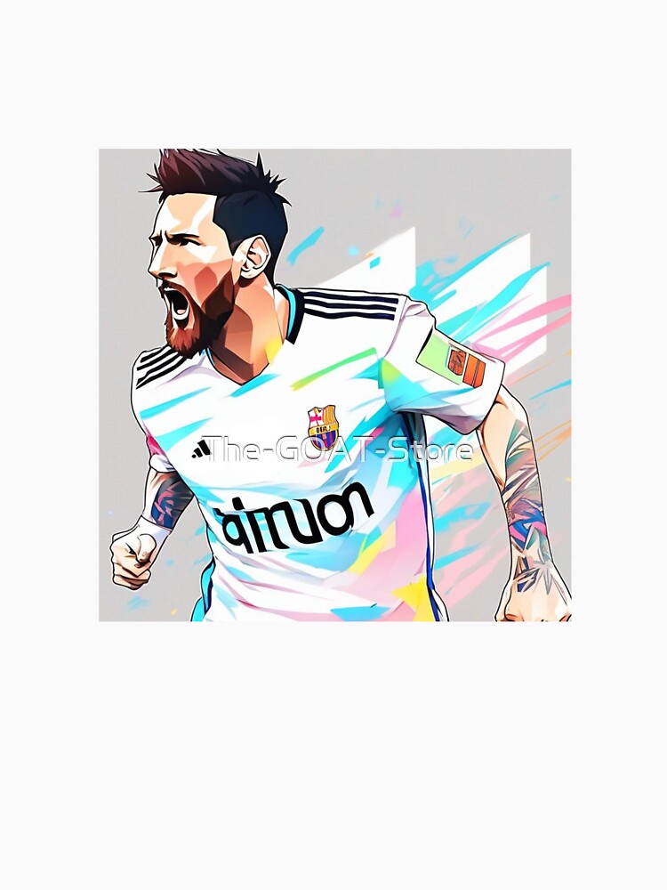 Messi Graffiti Special Edition Barca Jersey Gift Art by The-GOAT-Store