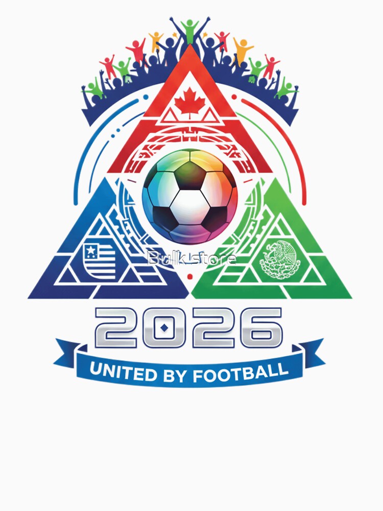 Triangular United by Football World Cup 2026 Emblem by Bulk store