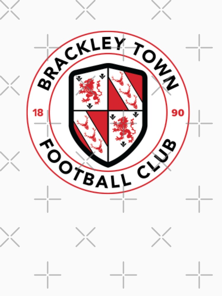 Brackley Town FC Crest Poster – Non-League Football Art by Final Whistle Art