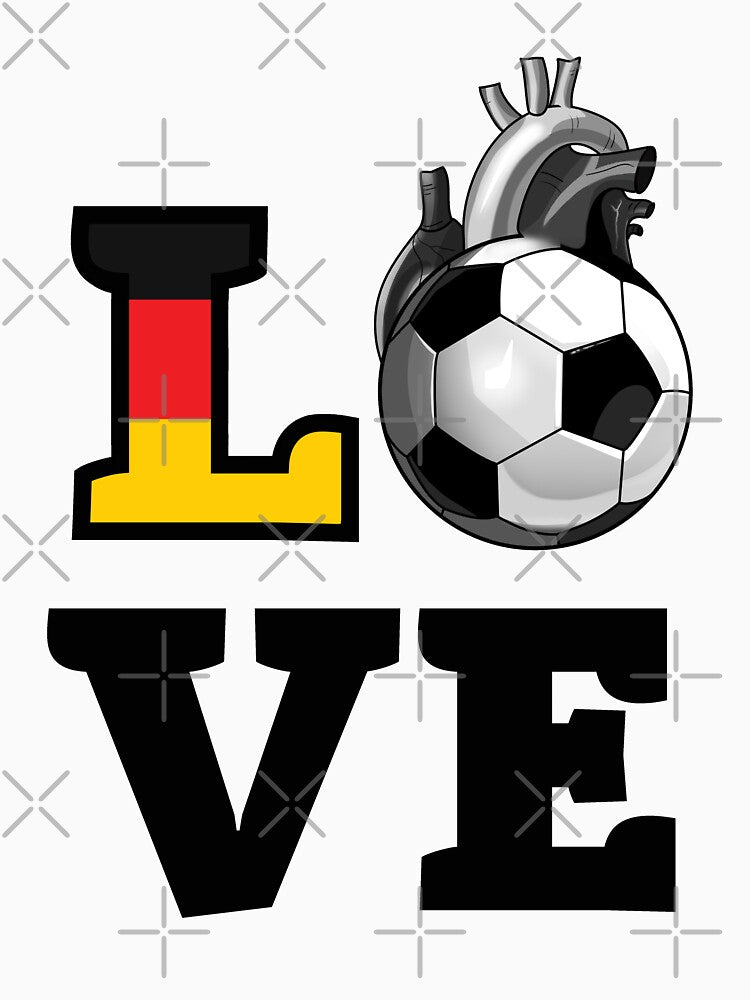 Love soccer by Marti t-shirts