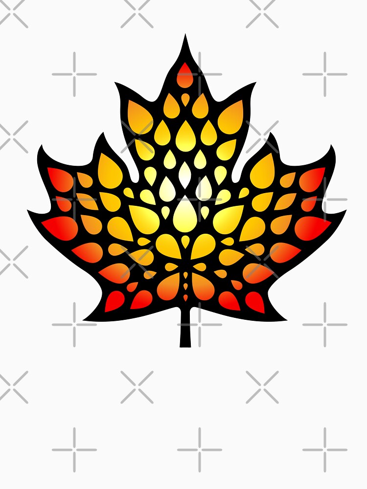GLOWING PRIDE MAPLE LEAF ICON by Great Canadian Collective