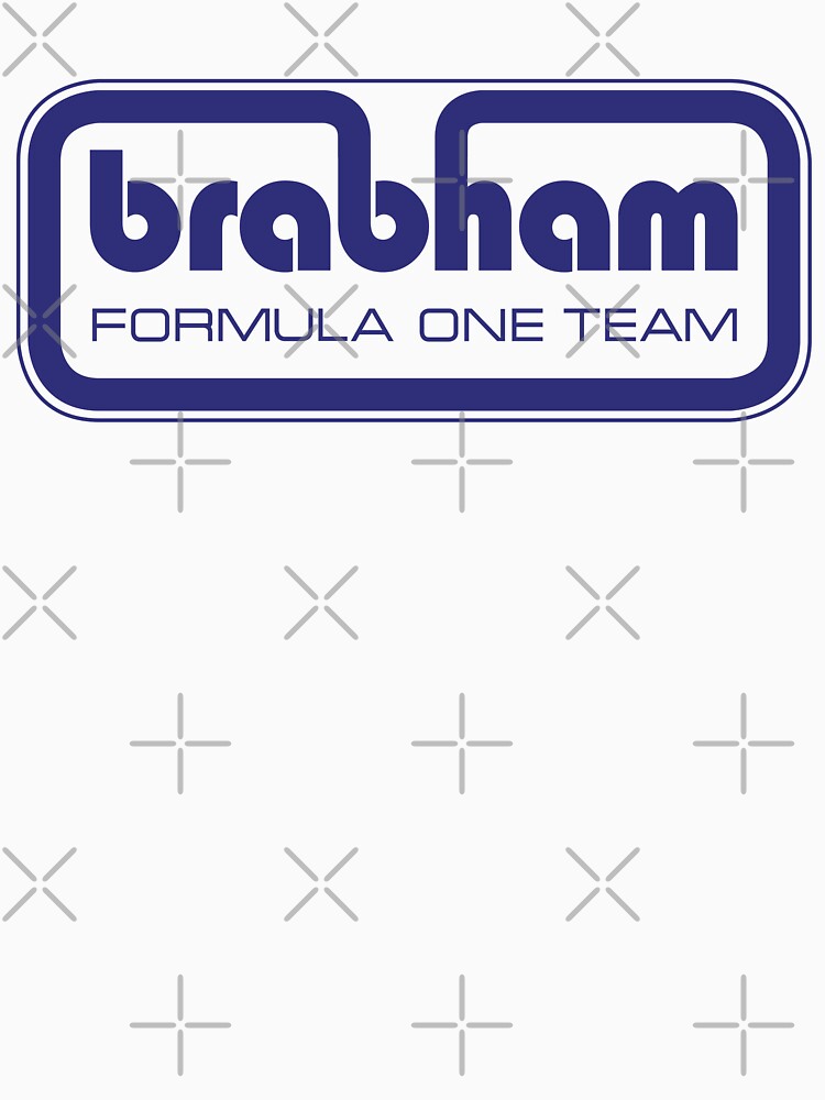 Brabham Formula One Team logo 1973/4 - brabham blue print by retropetrol