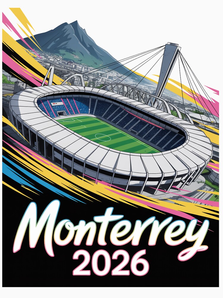 Monterrey 2026 Cerro de la Silla Mountain T-Shirt V17 by DarylWelsh2024