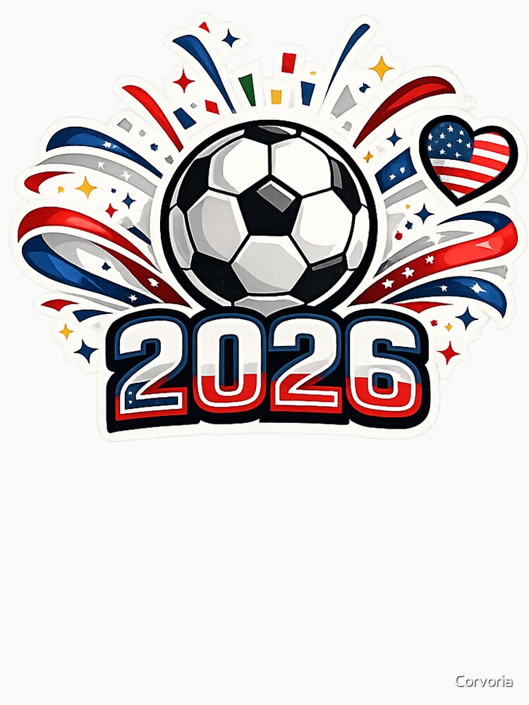 USA 2026 Soccer Fan Badge by Corvoria