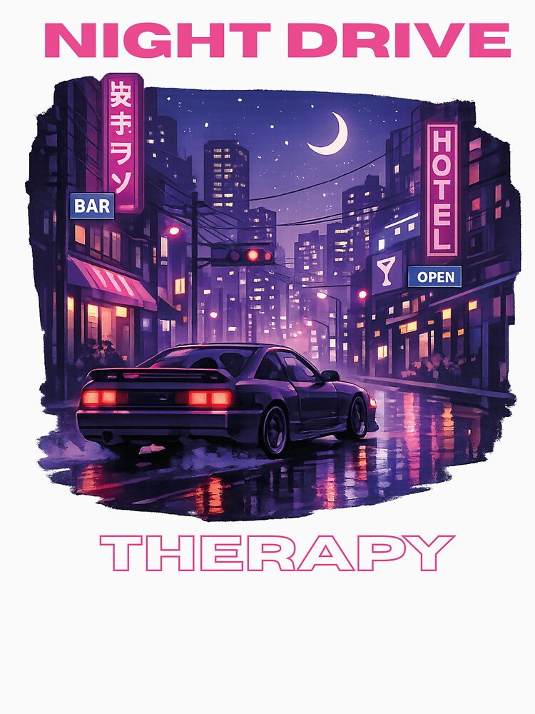 Retro Night Drive Lover by KD-Visual-Lab