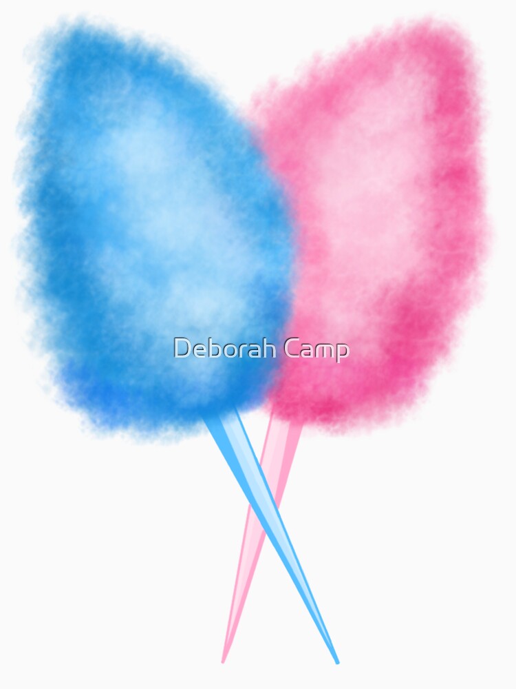 Blue and Pink Cotton Candy Fairy Floss by Deborah Camp