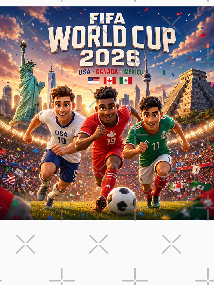 ⚽ USA Canada Mexico Football 2026 #football 2026 by Fanybany