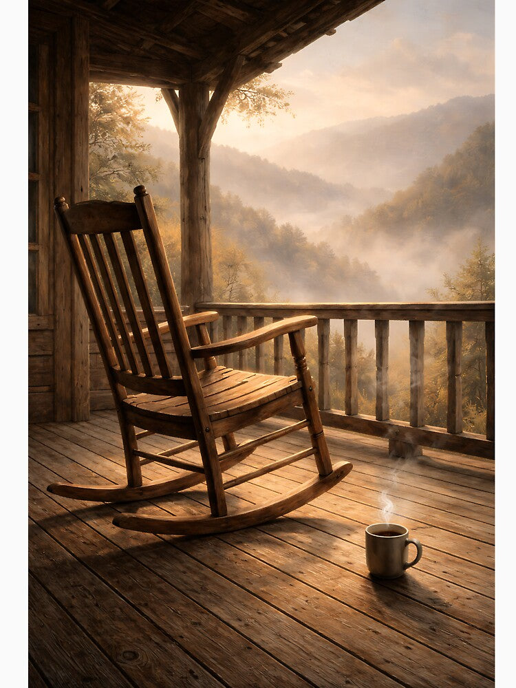 Solitary Porch Rocker - Simple Living by bapupa