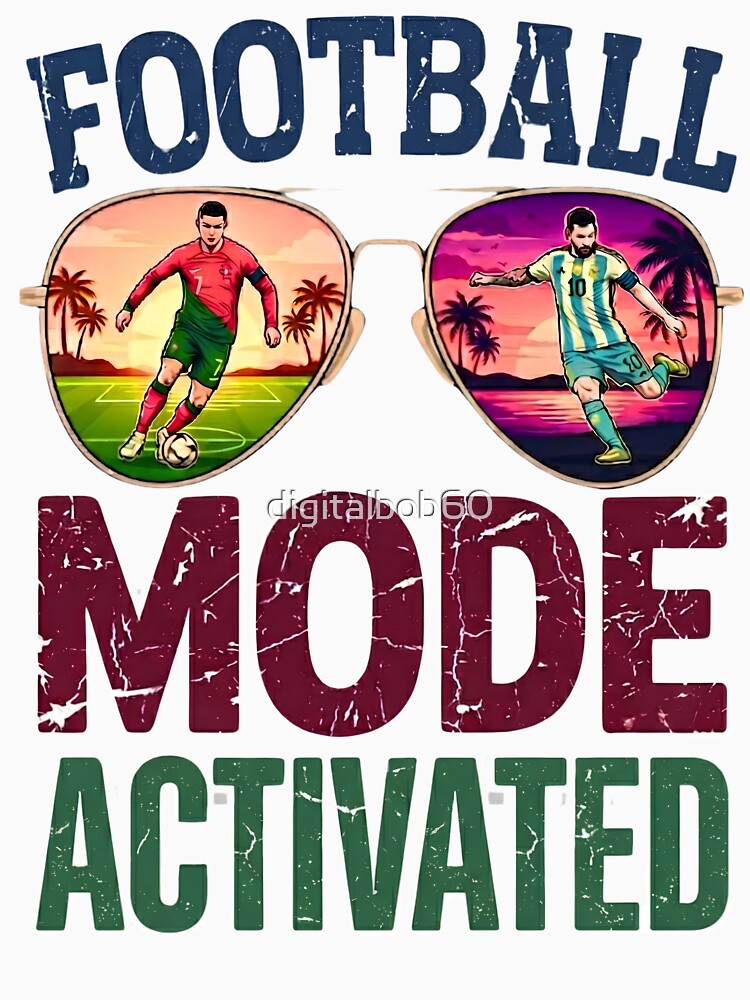 Football Mode Activated Soccer Sunset Sunglasses Graphic by digitalbob60