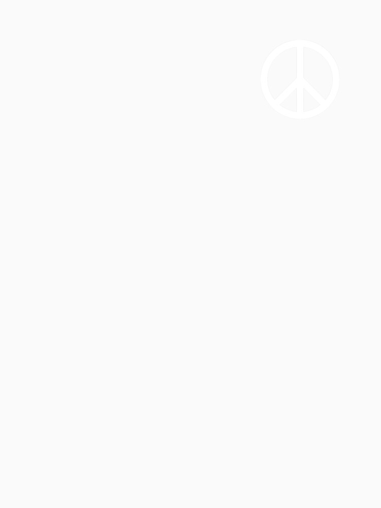 PEACE SIGN (WHITE) by Top10Designs