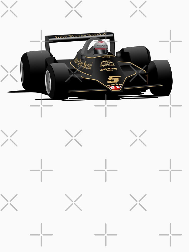 Lotus 79 F1 Artwork Retro Design by Pit Wall Memorabilia