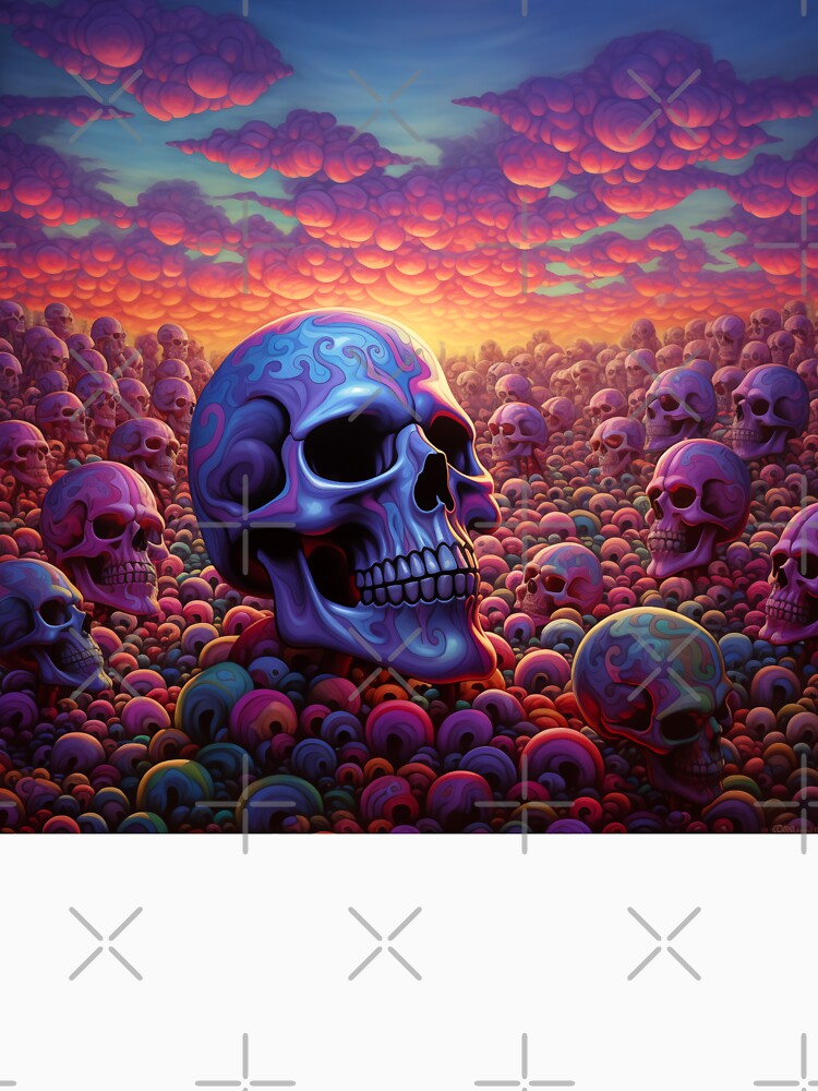 Fantasy Field of Cotton Candy Skulls by Matt's Artificial Nature