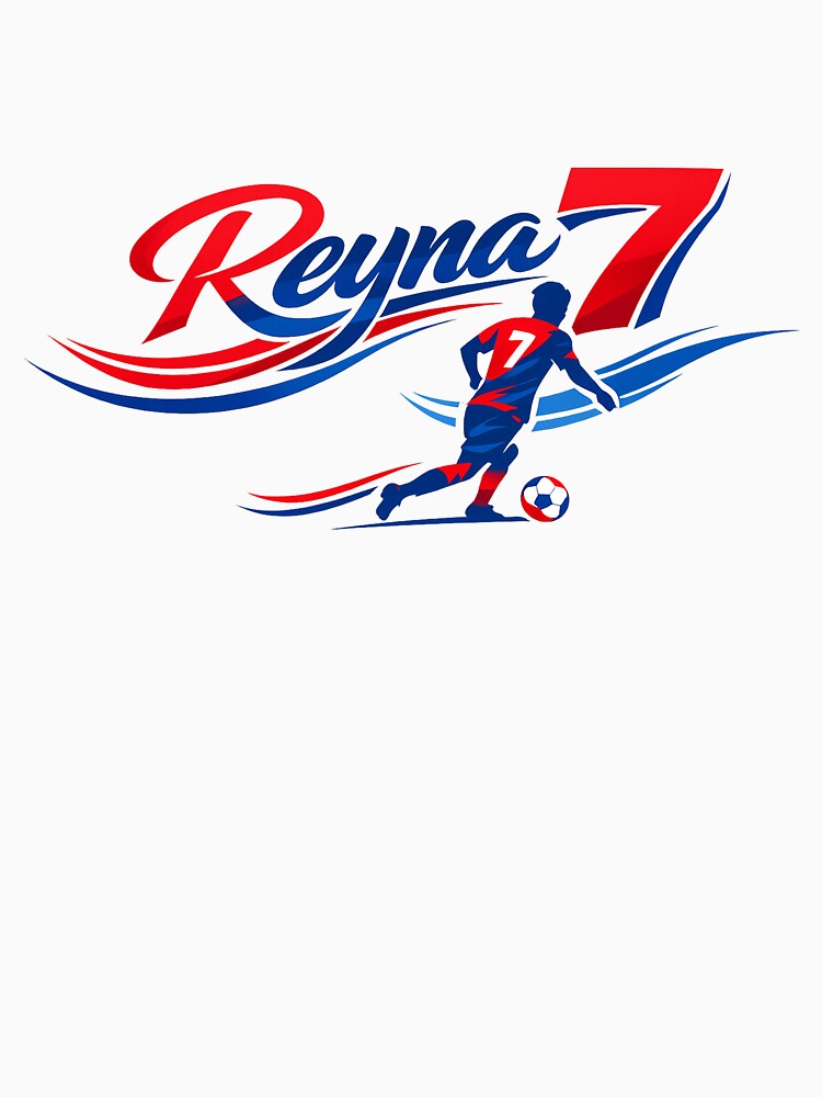 Reyna 7 USA Soccer Creative Player  Stylish Football Art by OliviaHayesArt