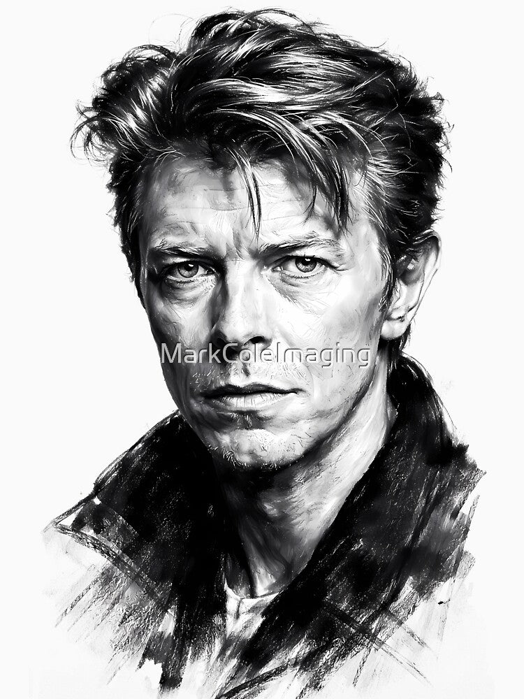 David Bowie - Ziggy Stardust by MarkColeImaging