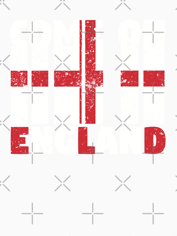 Come On England Distressed Flag by Funful