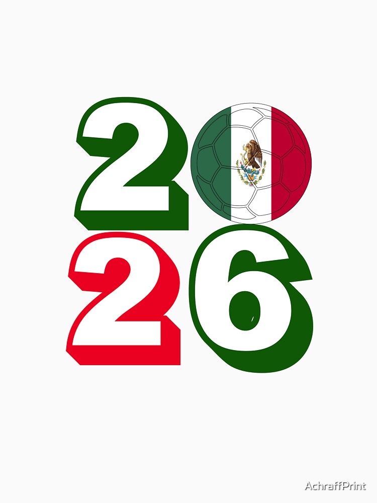 Mexico 2026 Soccer Ball by AchraffPrint