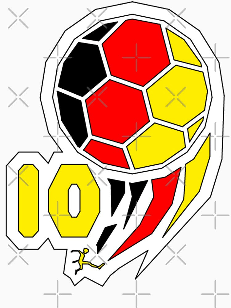 German Soccer Team Soccer Number 10 by the Zarock Shop