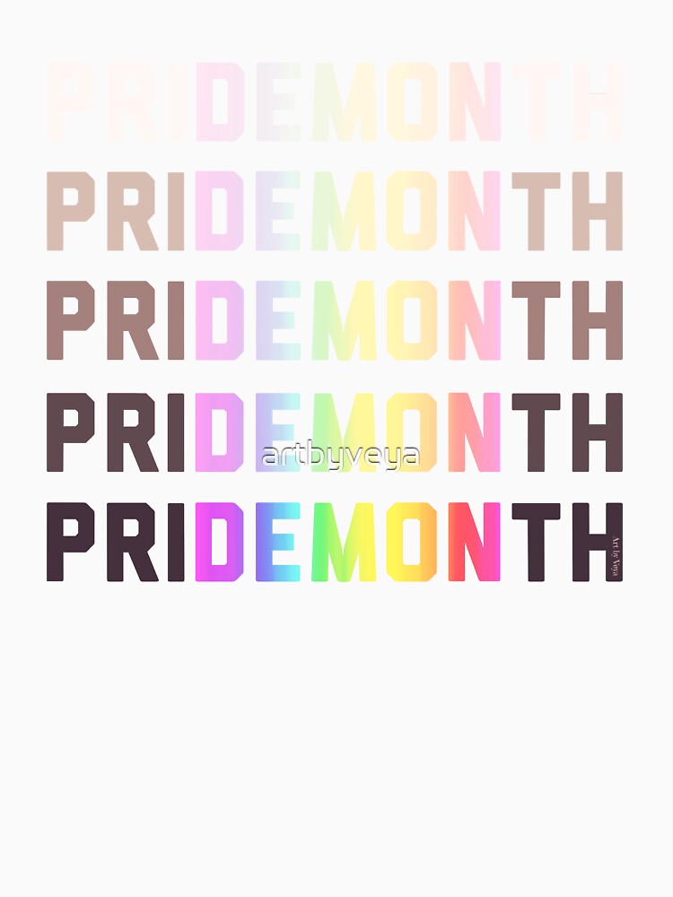 PriDEMONth rainbow vintage by Art by Veya