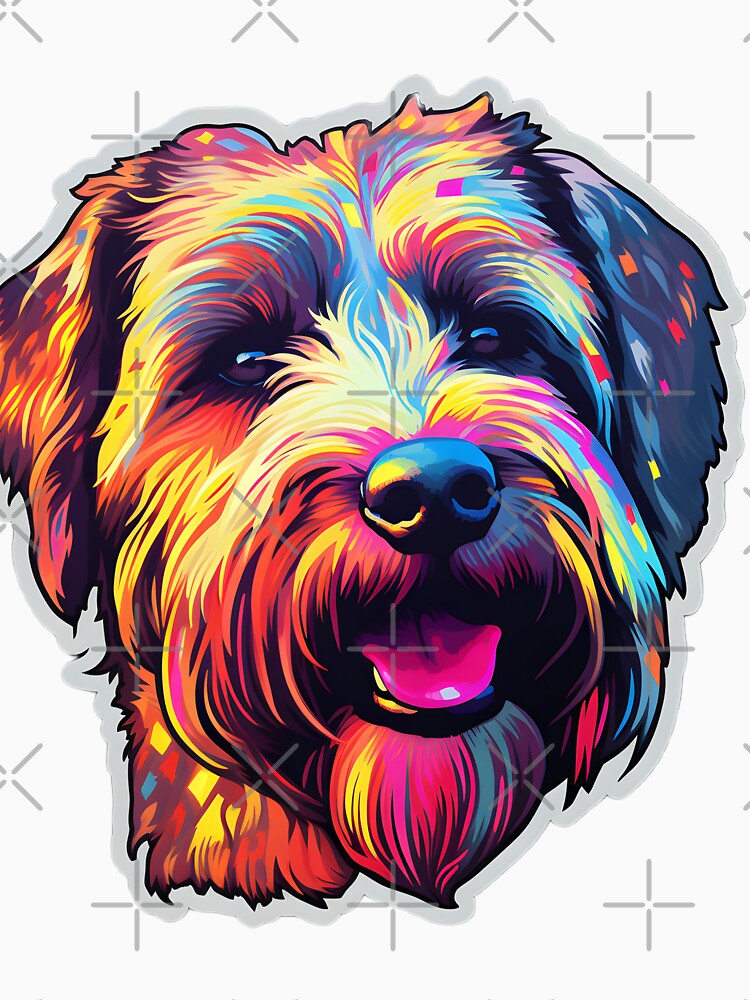 Neon Soft-coated Wheaten Terrier by CUTEDOGGIEZ