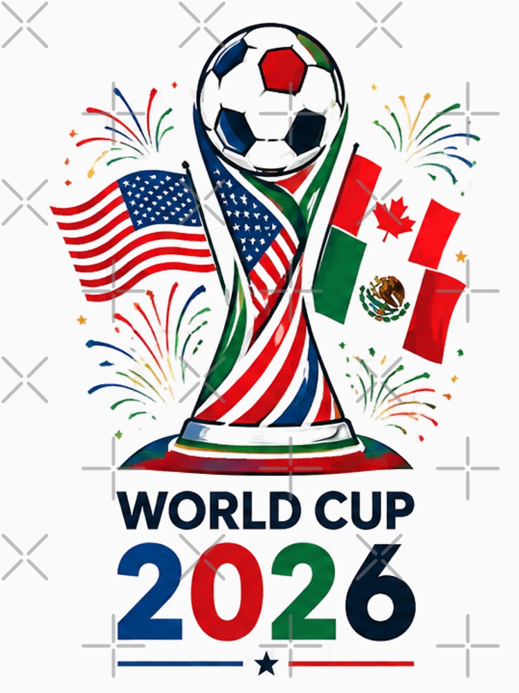 Aesthetic USA 2026 Cup North America Sticker, Phonecase for Laptop, İphone, t-shirt by SoLOriensStudio