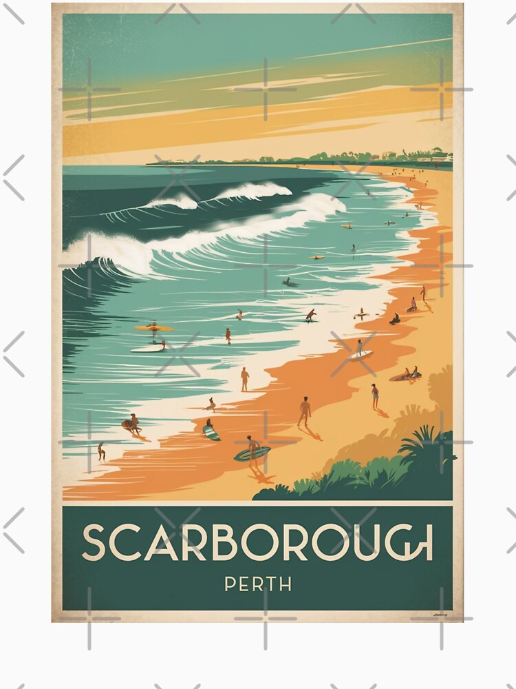 Perth Vintage Travel Poster by TravelerRat