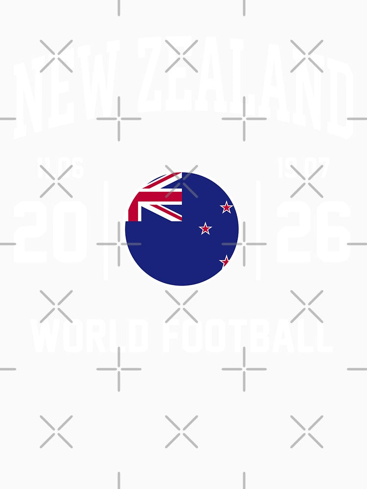 New Zealand 2026 World Football Fan Graphic by Imaginationbeyond