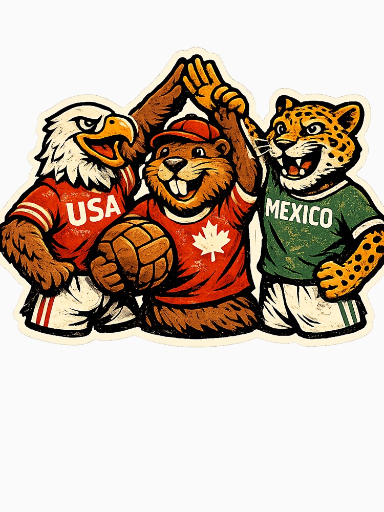 United North America 2026 – Host Nations Soccer Sticker by randomdesignsnearme