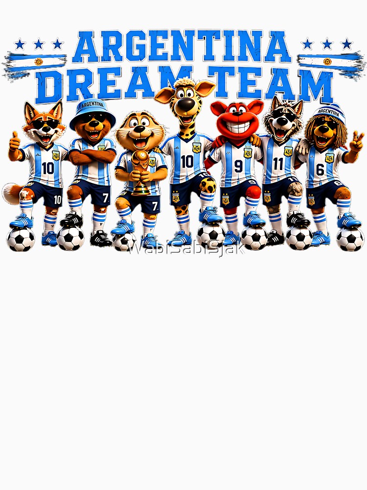 Argentina Soccer Dream Team by WabiSabiSjak