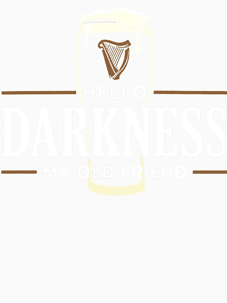 Hello Darkness My Old Friend Vitamin G Funny Quote by BingyBongoArt