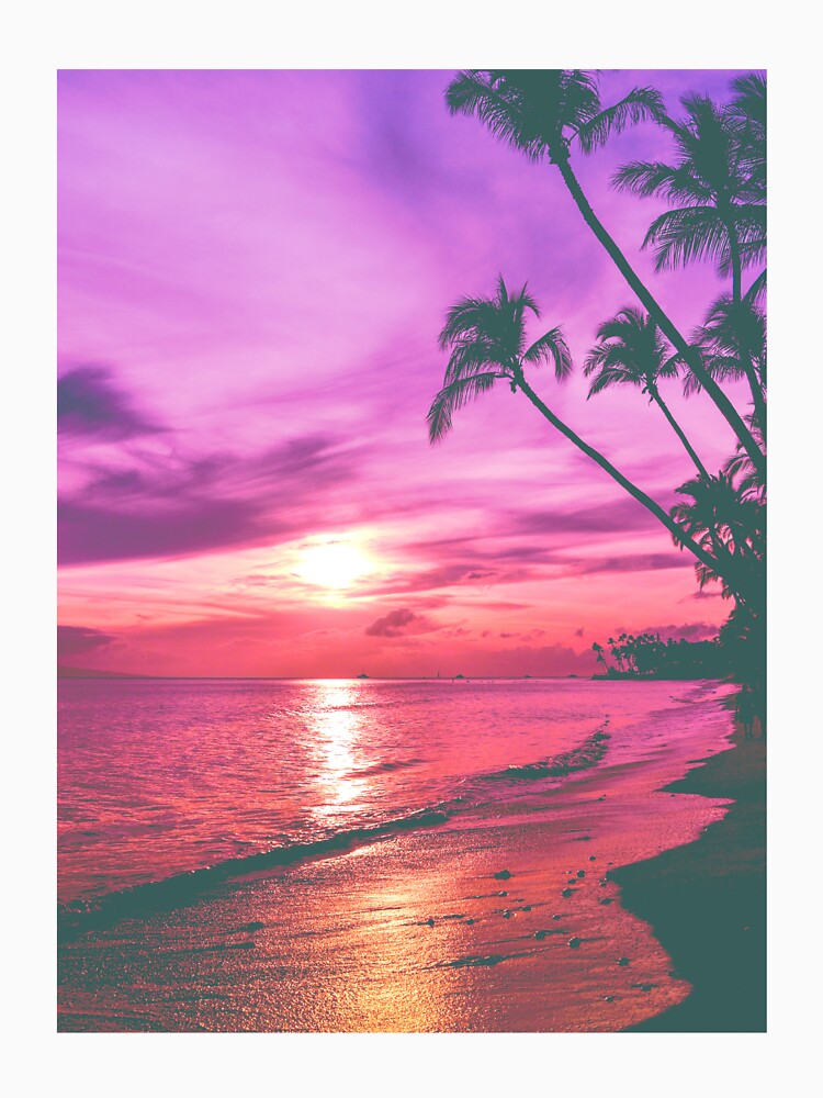 Pink Sunset by PotluckPrints