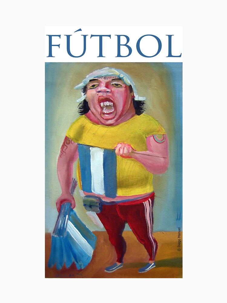 Football. (Seller of flags) by Diego Manuel Rodriguez