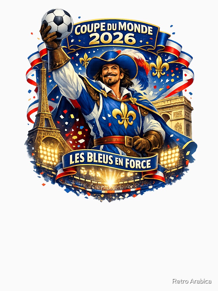 France World Cup 2026 Supporter by Retro Arabica